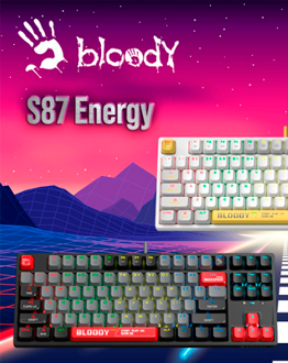 Механическая клавиатура Bloody S87 Energy под заказ в MIDICT GROUP