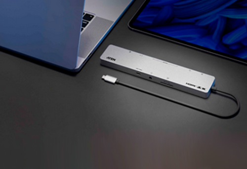  Многопортовая док-станция ATEN UH3240 11-в-1 с USB-C и функцией Power Pass-Through