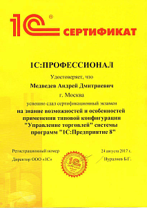 Медведев ПРОФ по УТ