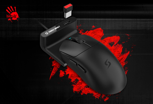 Bloody представляет беспроводную игровую мышь SG5: частота опроса 8000 Гц и сенсор 30K